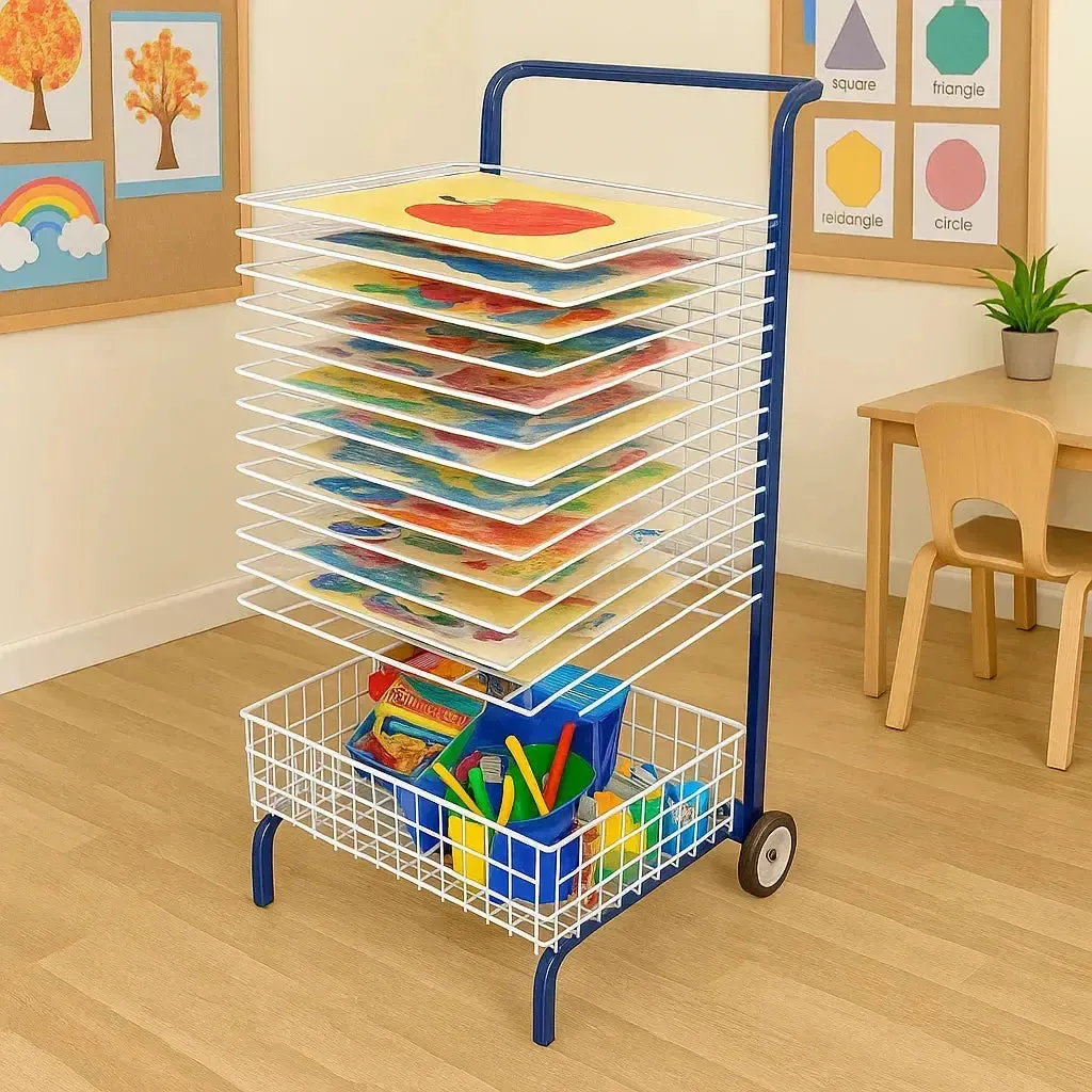 20 Shelf Mobile Drying Rack