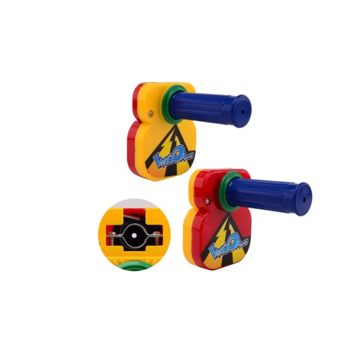 Bike Horn Motor Rev Sound Handle Bicycle Bell Bike Accessories for Kids – Bicycle Horn Bike Bell Kids Bike Handlebar – Bicycle Siren Cool Engine Revving Sound for Children Boys and Girls