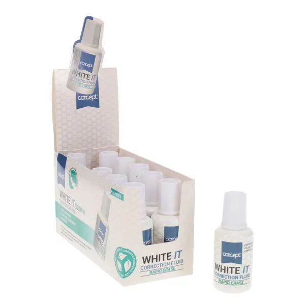 20ml White It Correction Fluid Bottle - CDU of 10