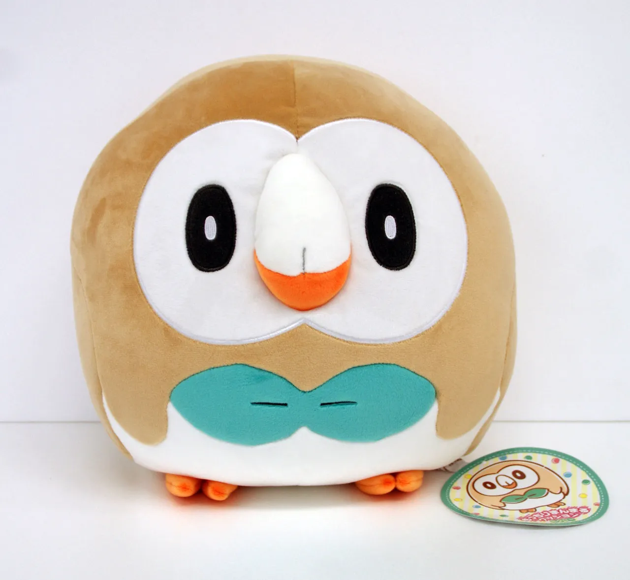 Pokemon Center Original Round Mochi Cushion Rowlet (Mokuroh)