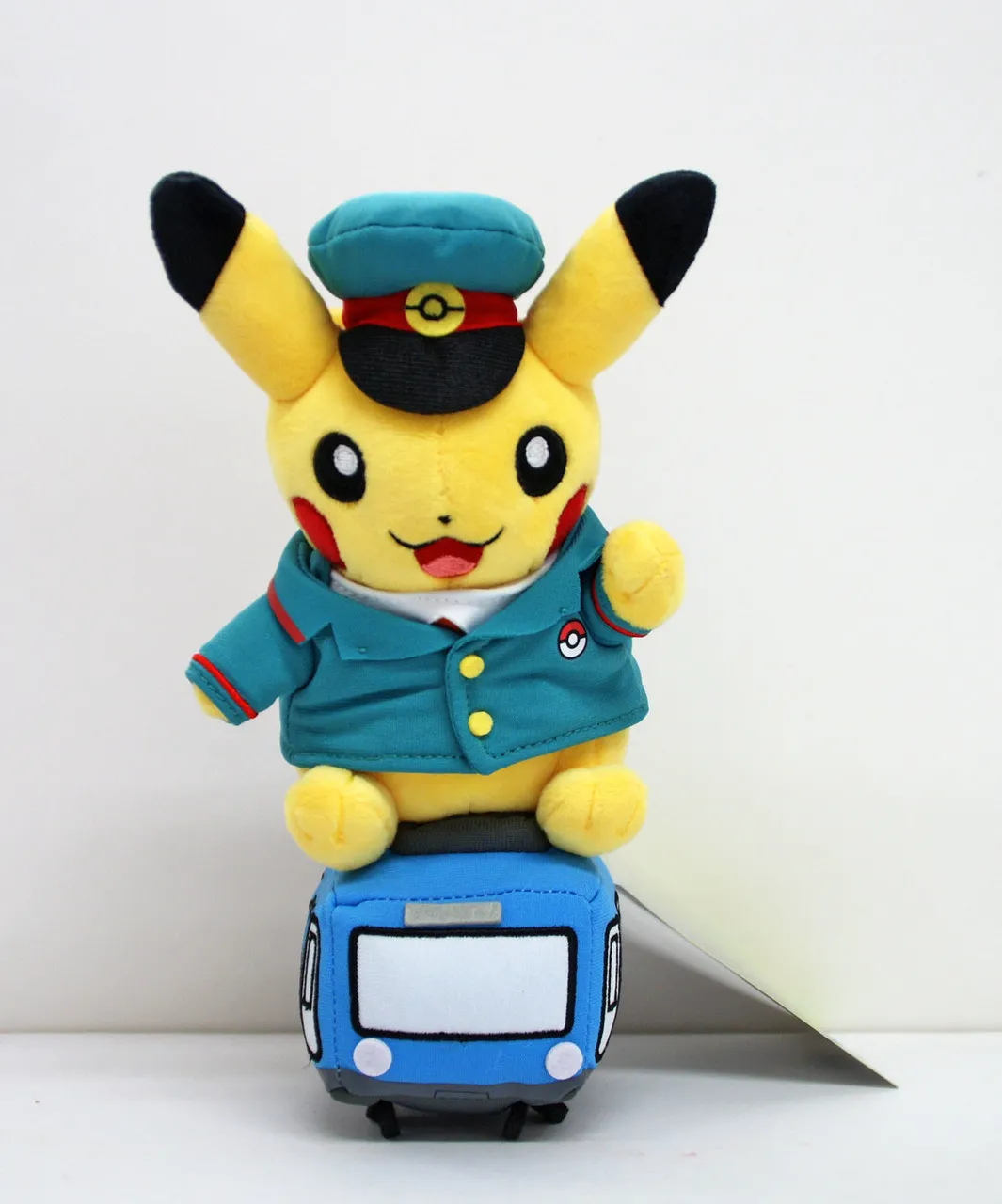 Pokemon Center Original Plush Doll Train Pikachu