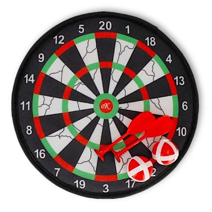 Kids Dartboard with Sticky Balls & Soft Darts 10 Inch
