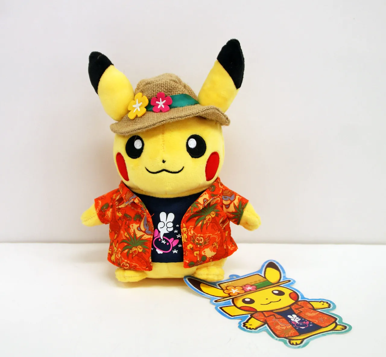 Pokemon Center Original Plush Doll Alola Festival Pikachu