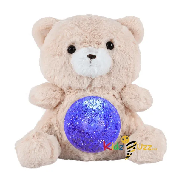 Teddy Bear Soft Toy- Magic Belly With Glitter Ball