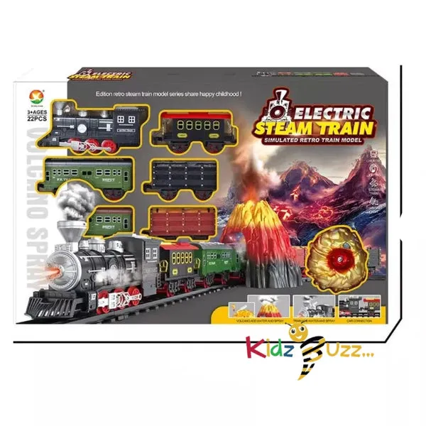 NEW! Big railway With Smoke, Light, Sounds and Rails!