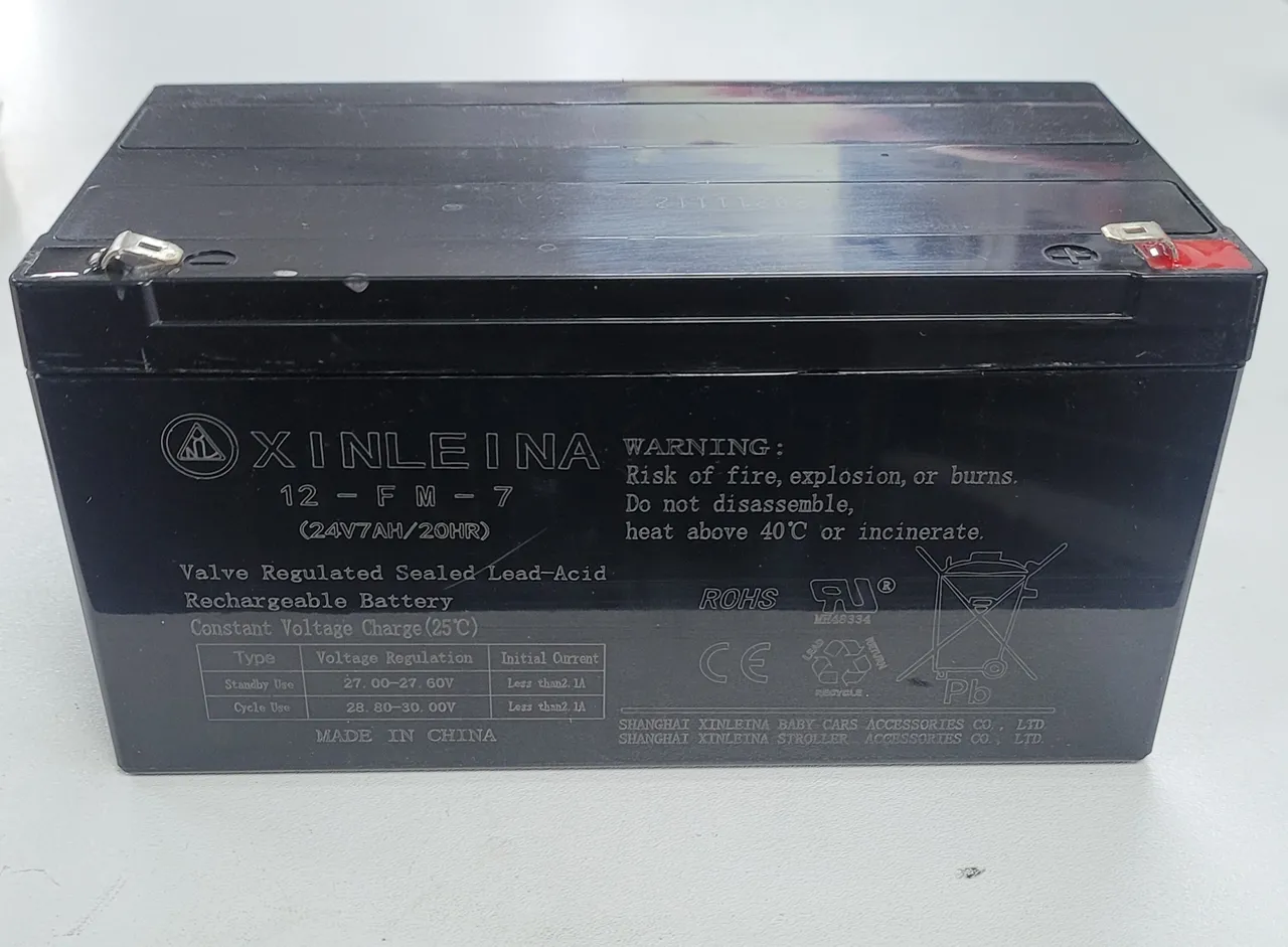 24 Volt Spare Replacement 24v 7ah Battery for Kids Electric Cars