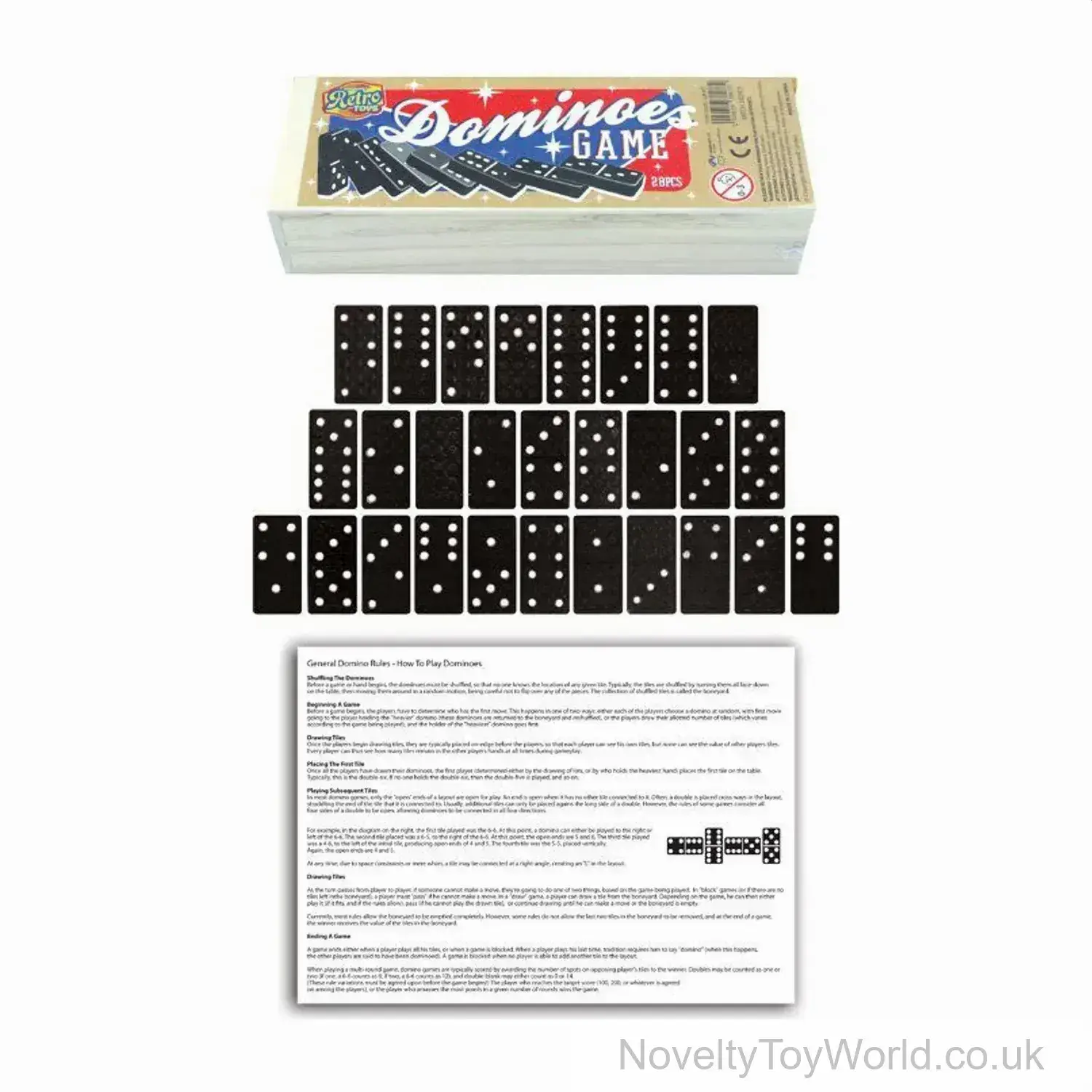 28 Domino Tile Sets in Box - Wholesale Toys & Games