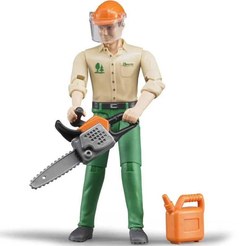 BWorld Forestry Worker with Accessories