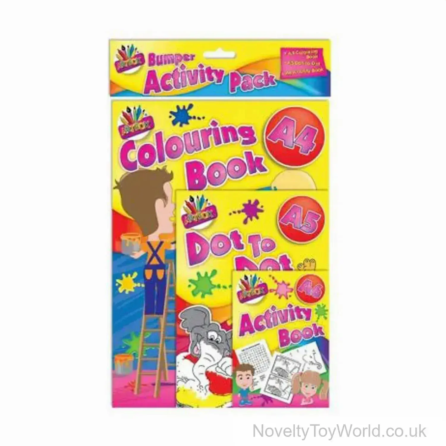 3 Book Children's Activity Pack - A4, A5 & A6