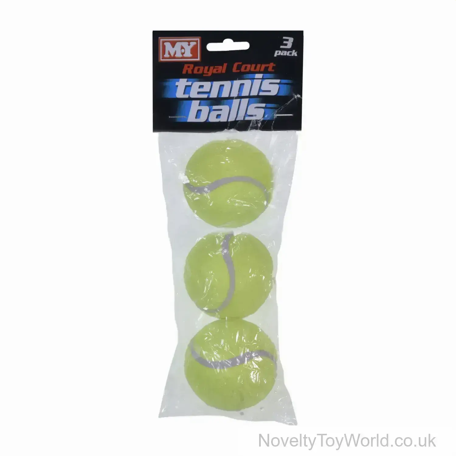 3 Pack Tennis Balls in Packet - Wholesale Sports Toys