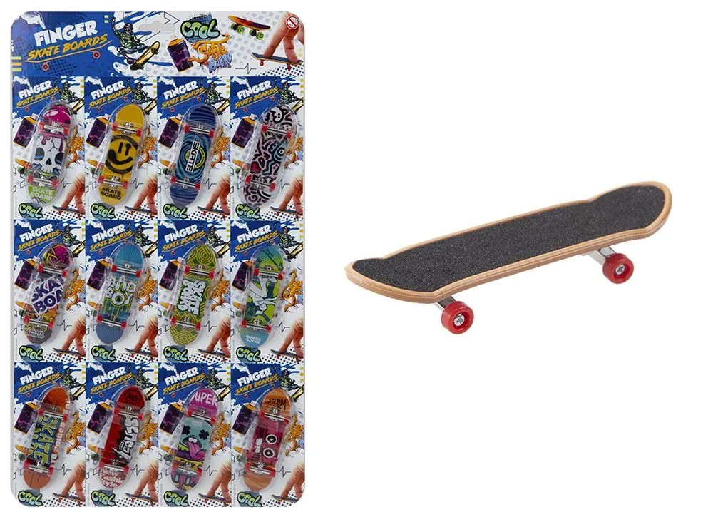 12 x Cool Finger Skateboard