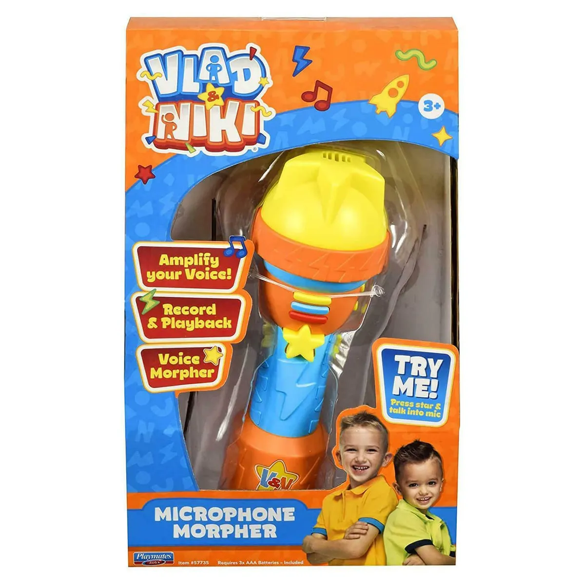 Vlad & Niki Adventure Time P57735 Microphone Morpher Toy with Voice Effects