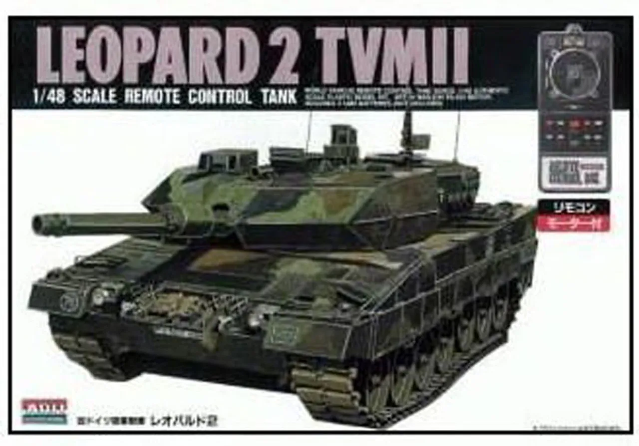 Arii 441053 Leopard 2 TVMII Remote Control Tank 1/48 Scale Kit