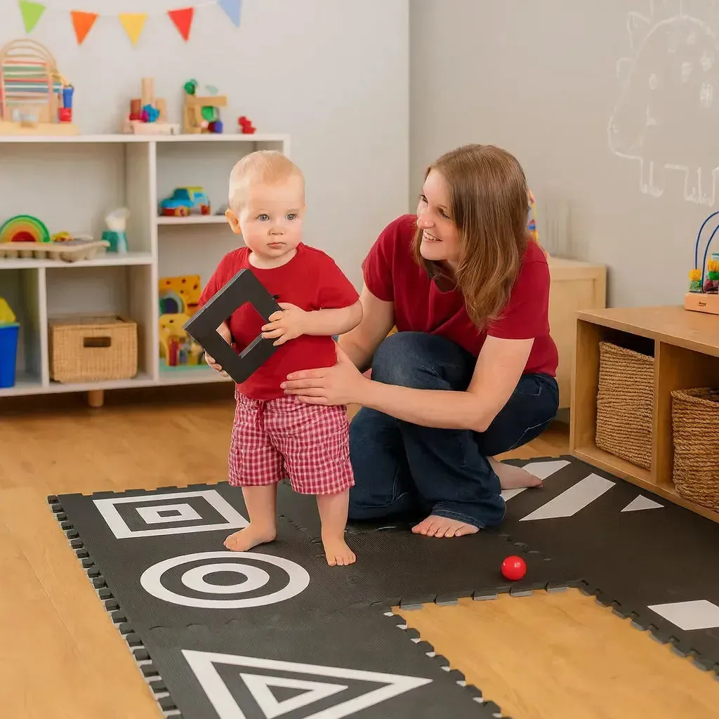 3D Creative Black And White Mats