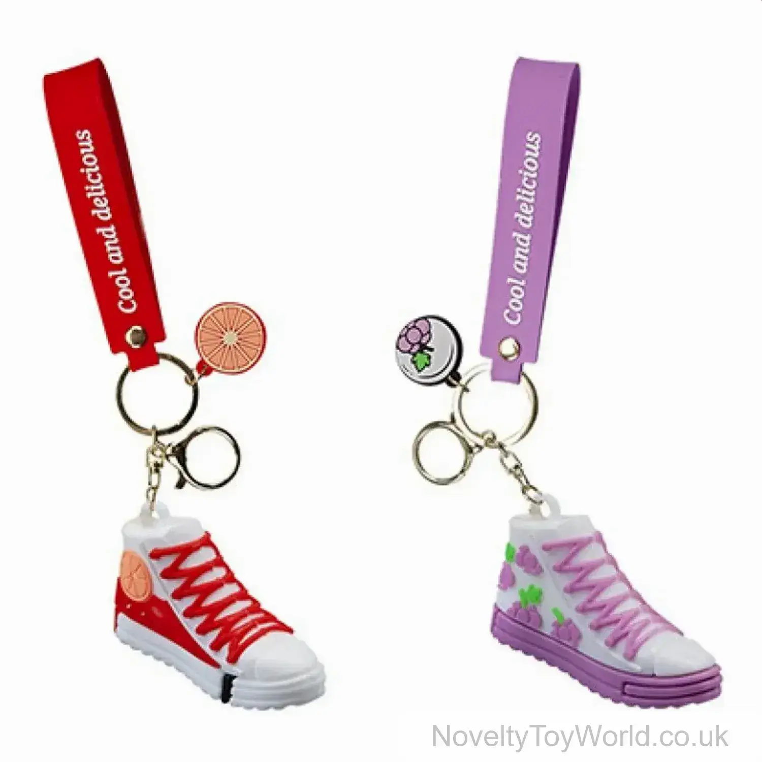 3D PVC High Top Trainer Novelty Keyring