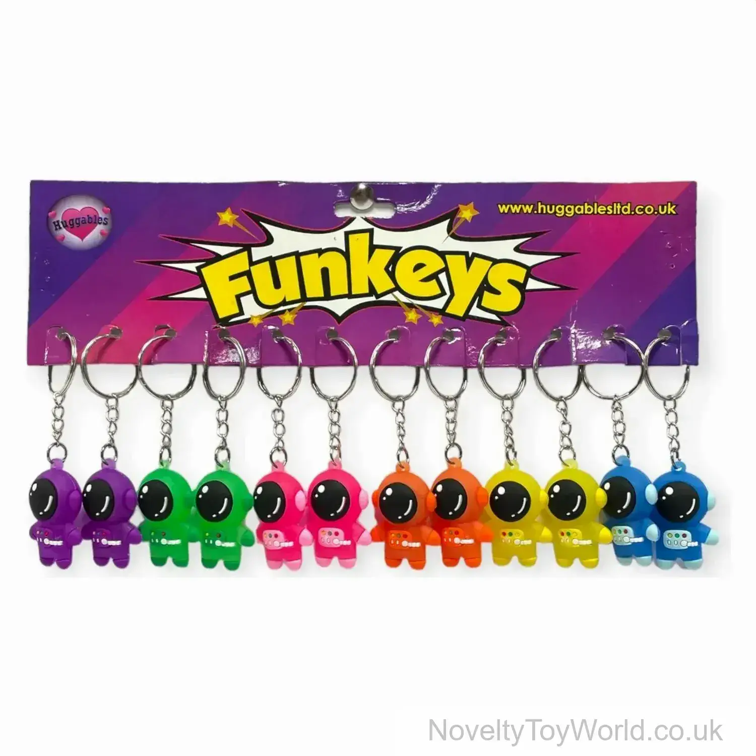 3D Rubber Spaceman Astronaut Keyring