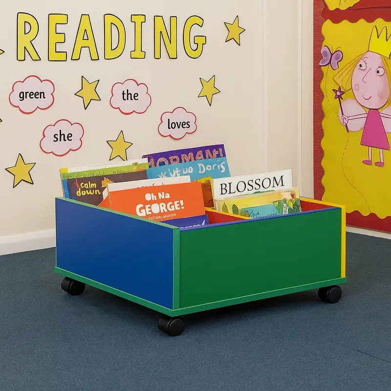4 Bay Monarch Kinderbox Colourful Storage Unit