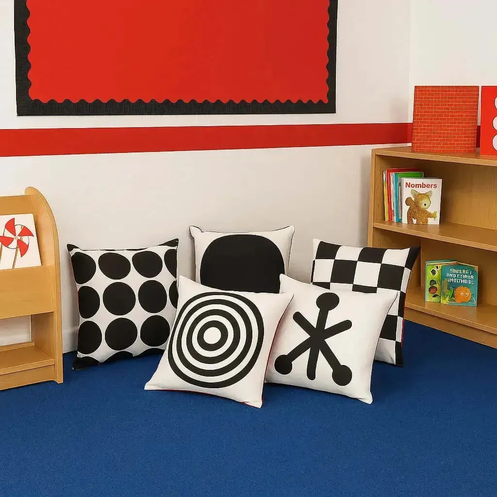 4 Pack Geometric Perception Cushion