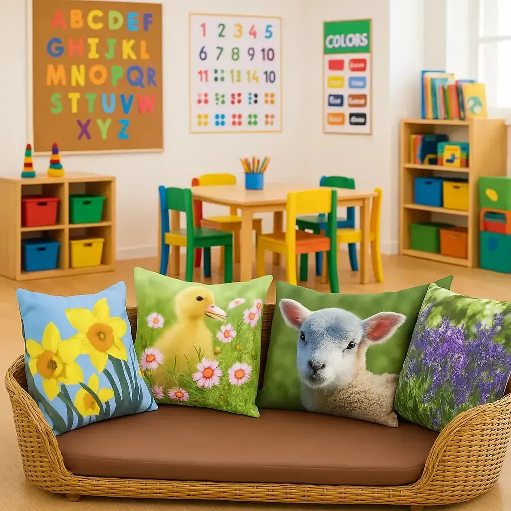 4 Pack Nature Range Cushion