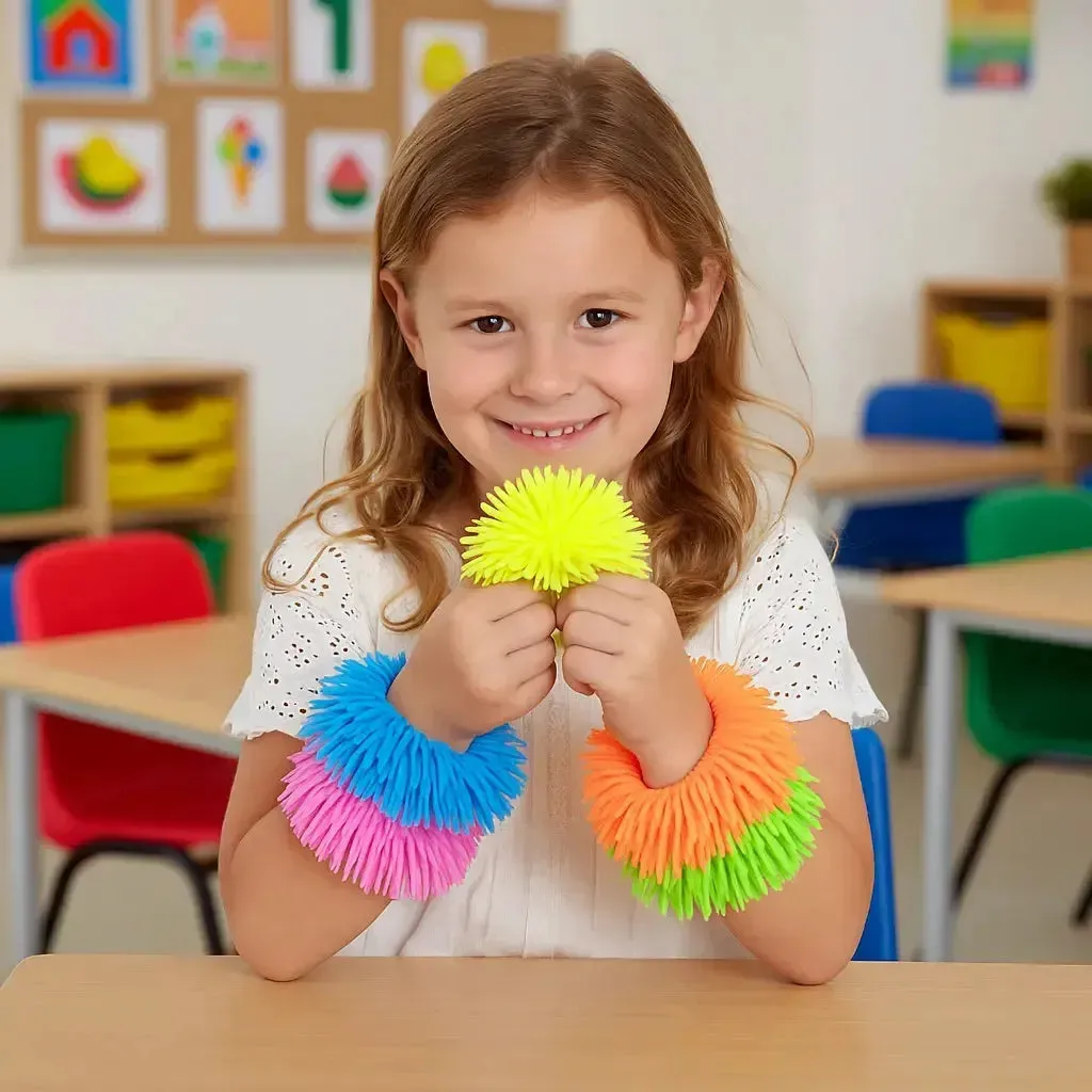 4 Pack UV Sensory Bracelets