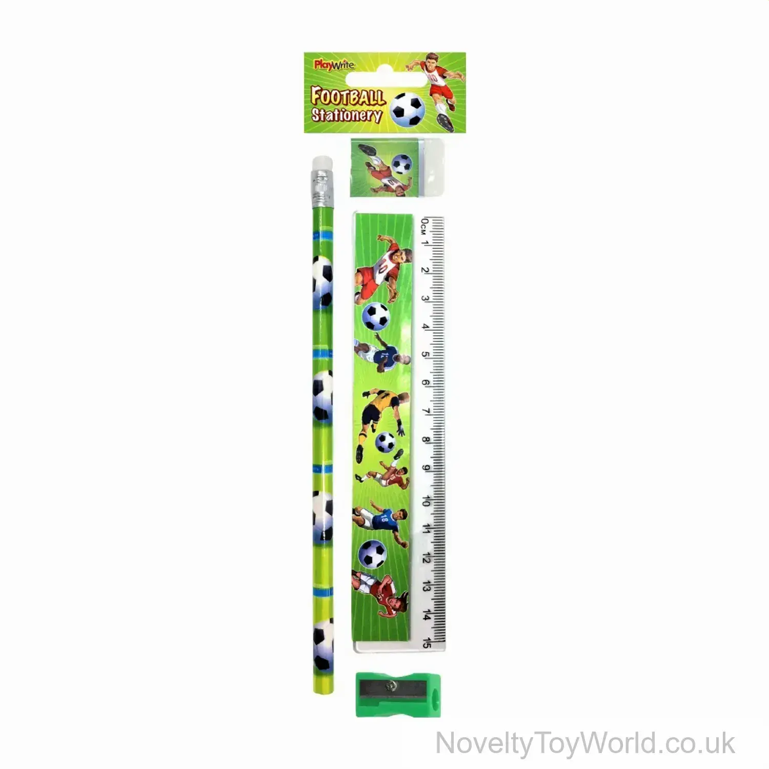 4 Piece Football Soccer Stationery Set
