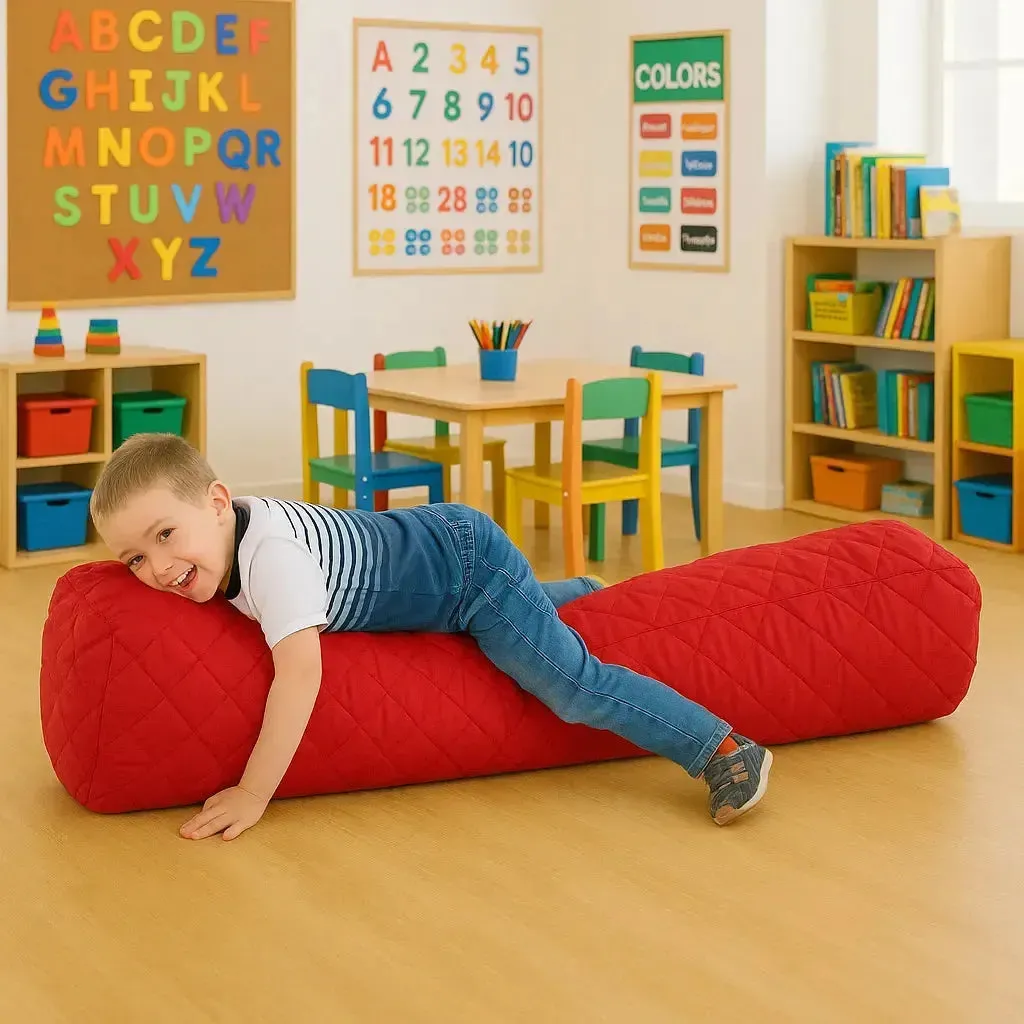 4 Seater Quilted Bean Bag Bench