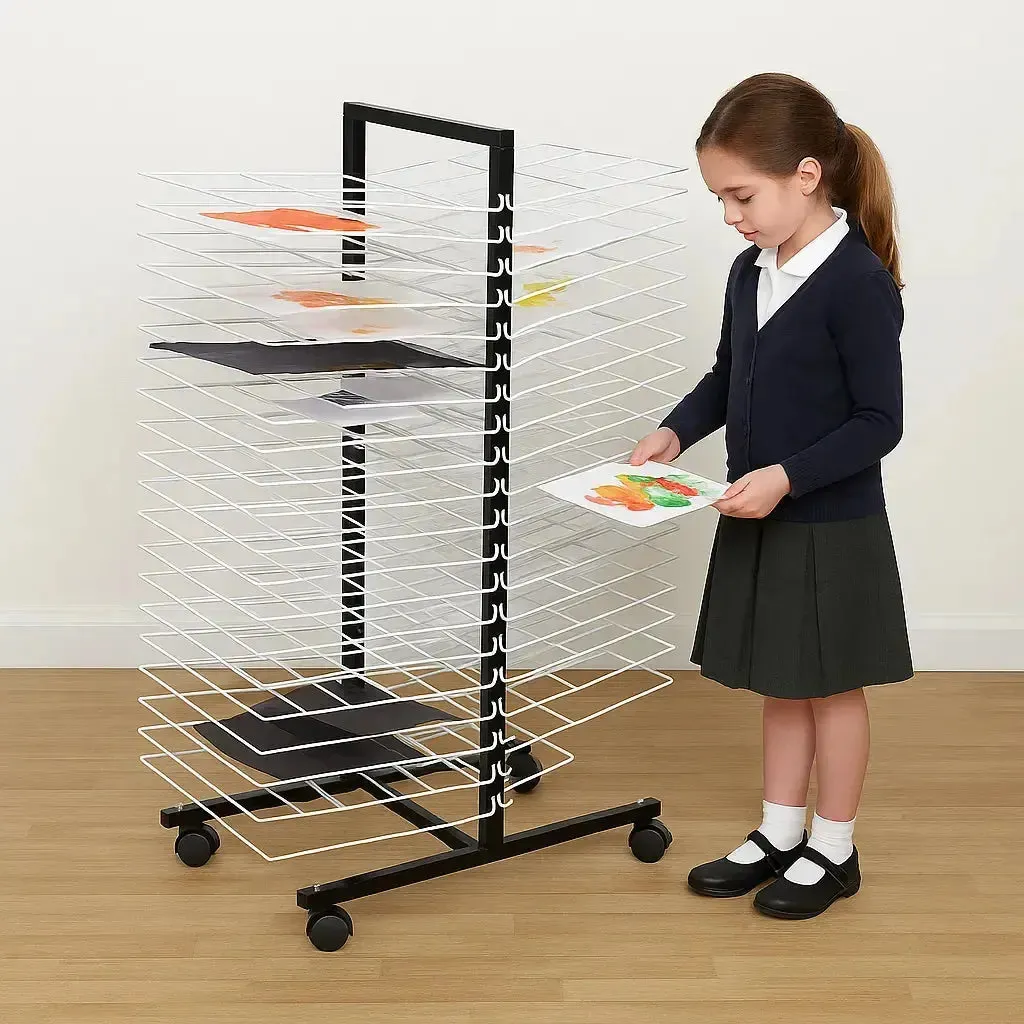 40 Large Shelf Mobile Drying Rack