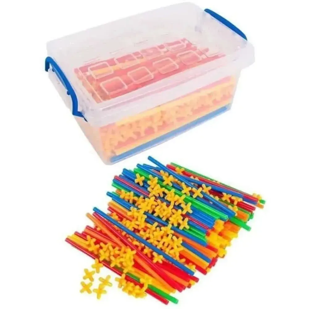 400 Piece Connecting Straws Tub