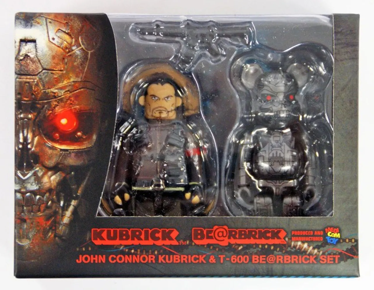 Medicom KUB+BEaR-15 Terminator KUBRICK JOHN CONNOR & T-600 4530956301778