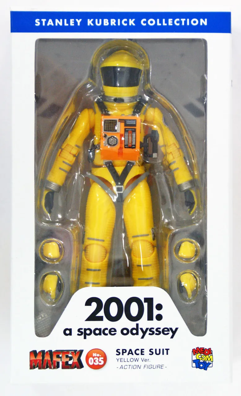 Medicom MAFEX 035 Space Suit Yellow Version 2001 A Space Odyssey 4530956470351