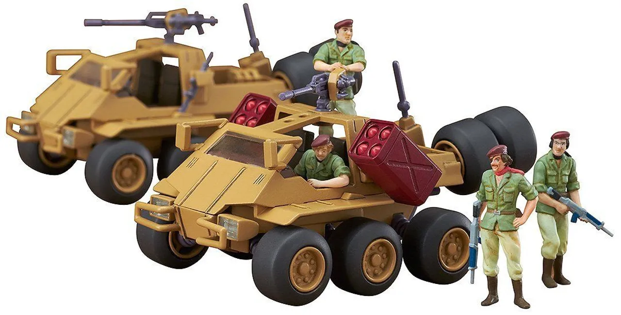 Max Factory 1/72 Combat Armors MAX06 Bromley JRS Native Dancer Commander Type & Missile Pod Type Plastic Model