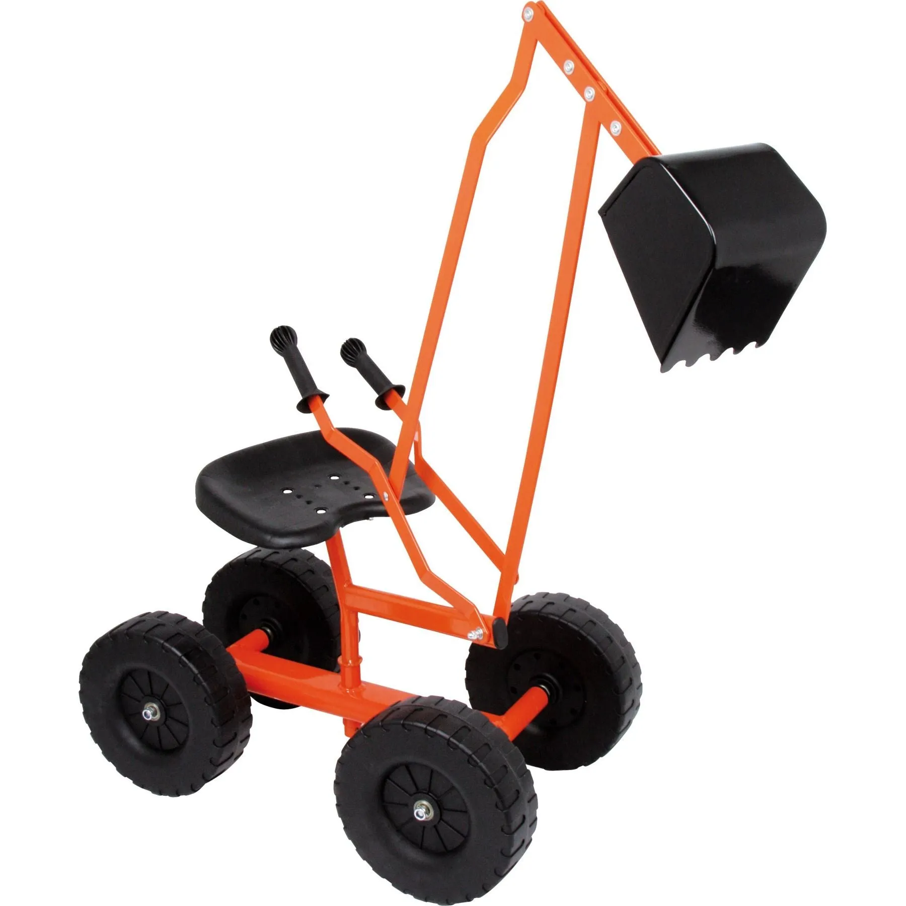 Small Foot Ride-On Digger with Wheels