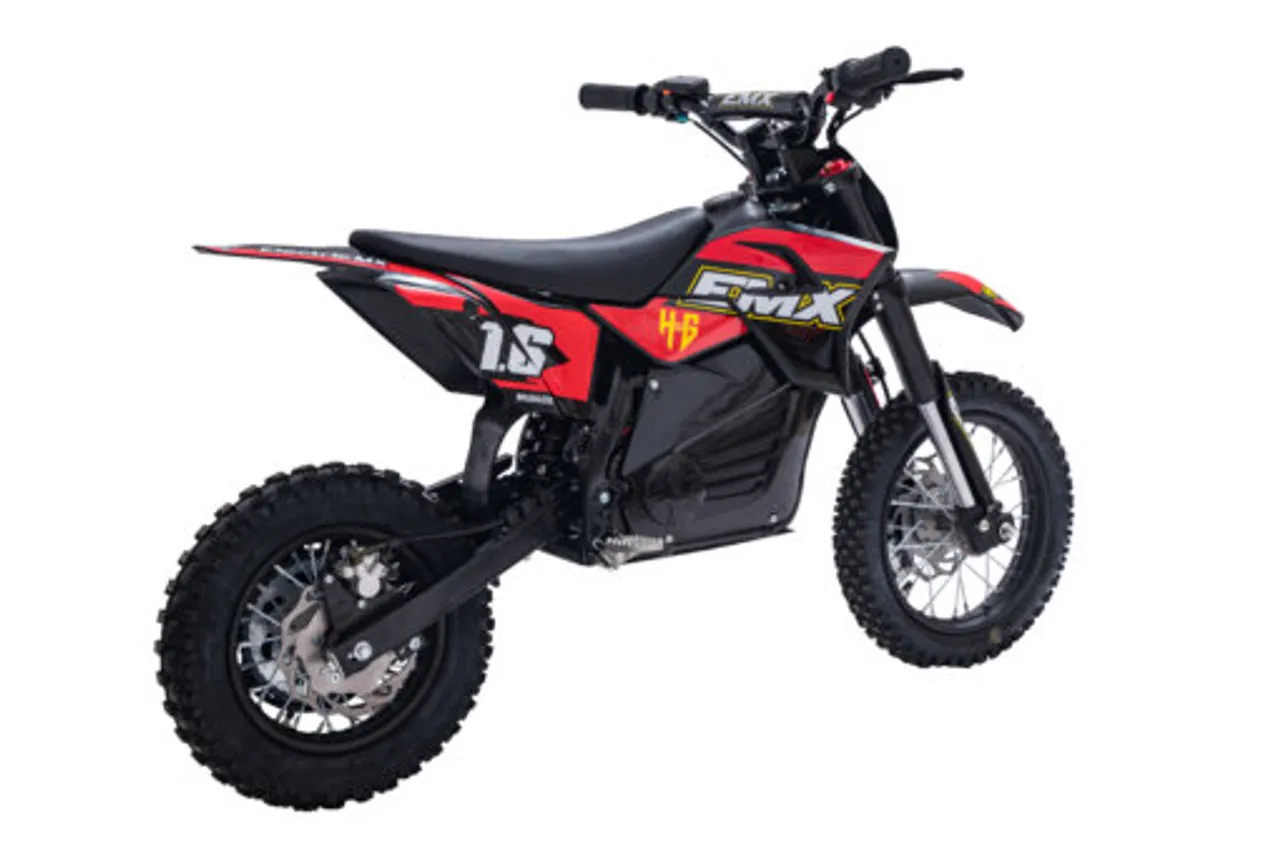 48v Red Motorized Brushless Motor Lithium Power Dirt Motorbike