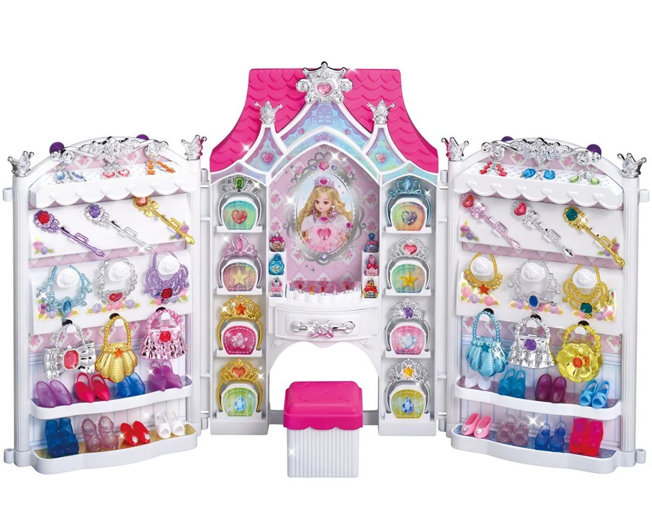 Takara Tomy Licca Doll Dreaming Princess Jewelry Castle (874652)