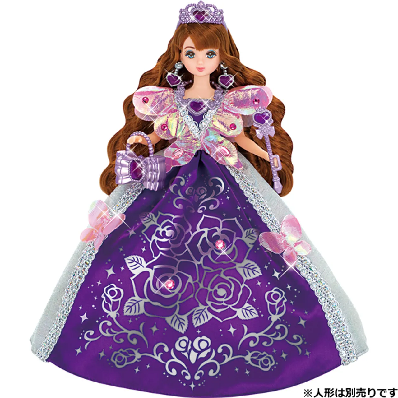 Takara Tomy Licca Doll Dreaming Princess Purple Papillo Dress (886013)