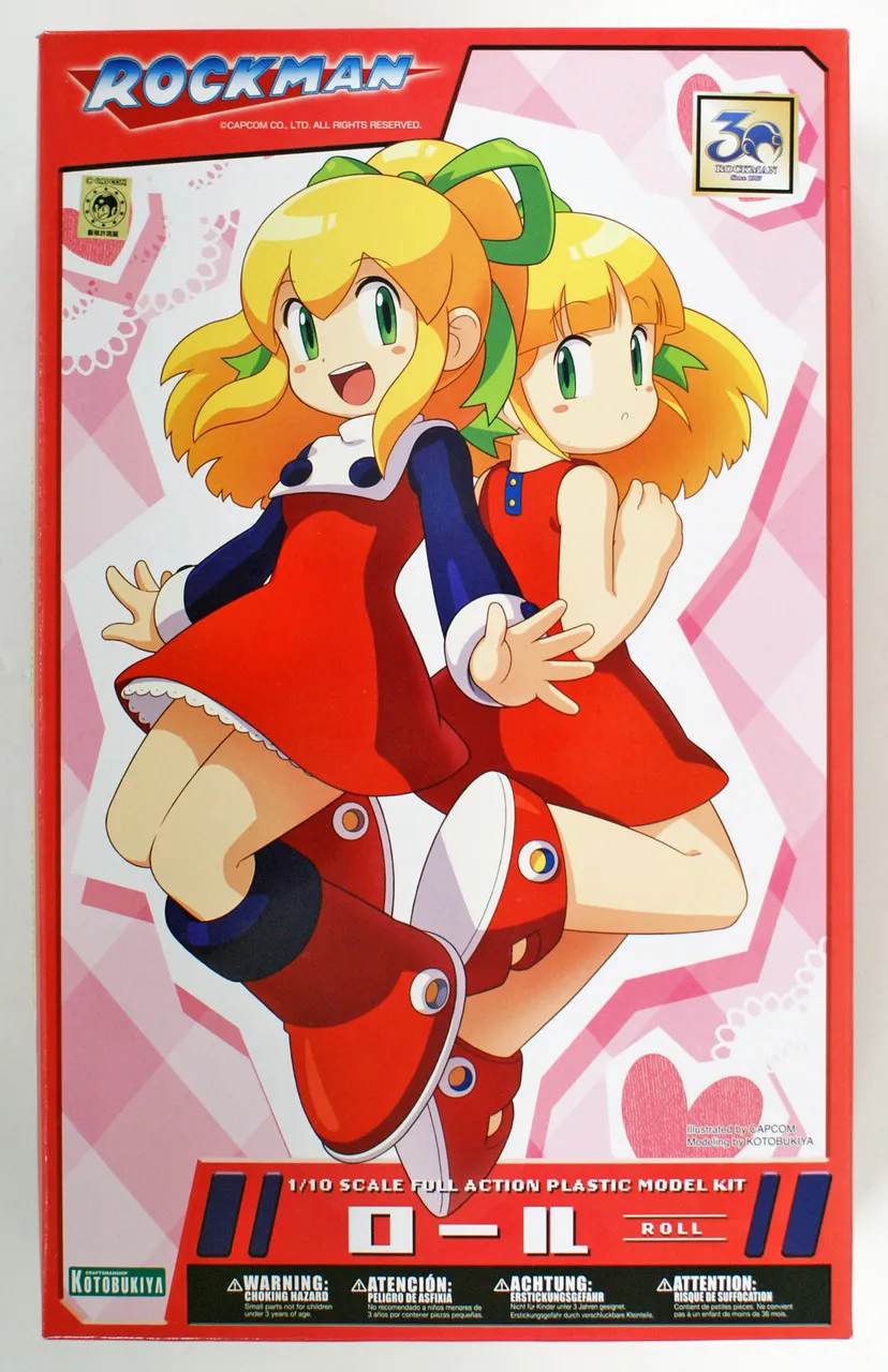 Kotobukiya KP473 Mega Man (Rockman) Roll Repackage Ver. 1/10 Scale Model Kit