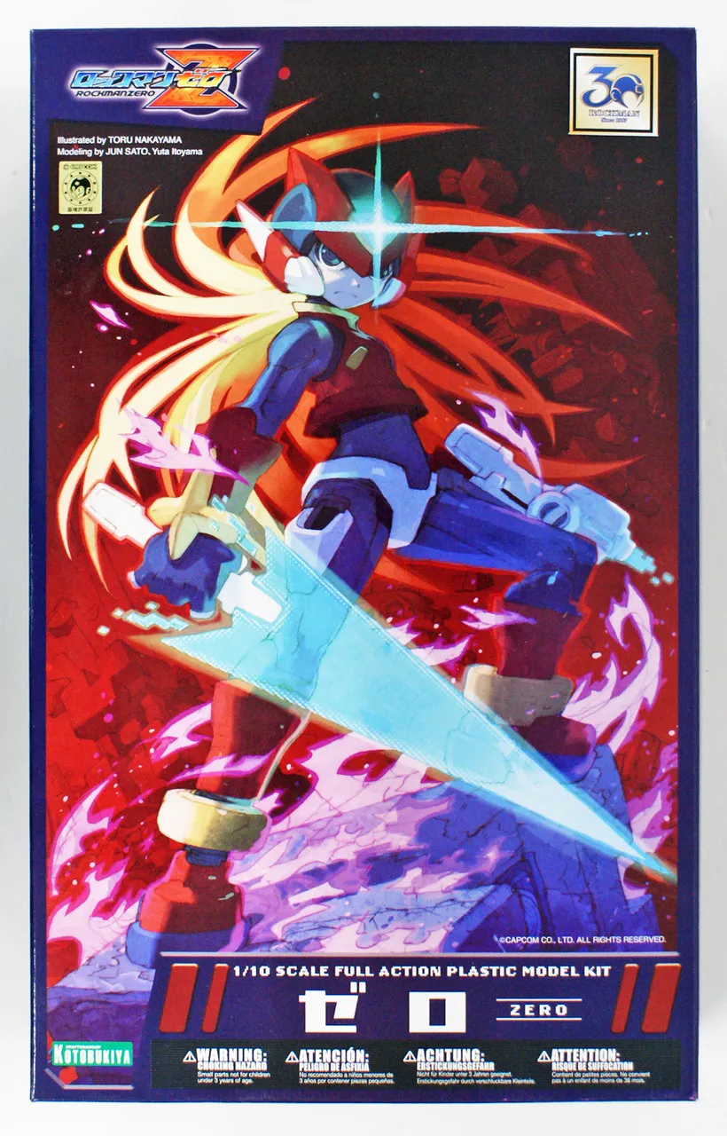 Kotobukiya KP474 Mega Man (Rockman) Zero Repackage Ver. 1/10 Scale Model Kit