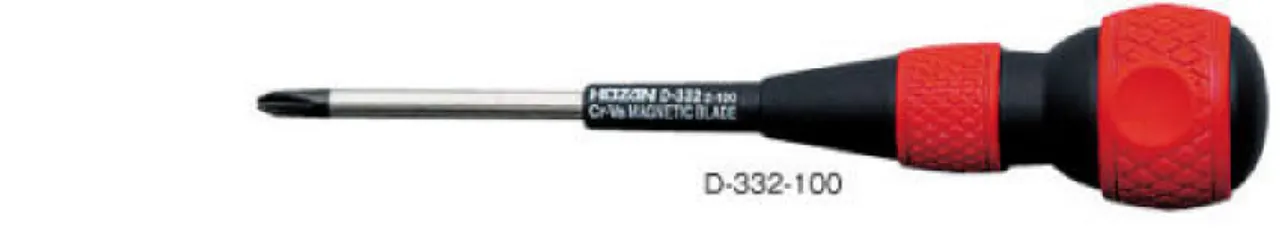 Hozan D-332-100 Electrician's Phillips Screwdriver