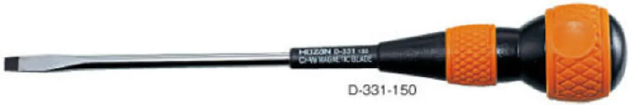 Hozan D-331-150 Electrician's Slotted Screwdrivers
