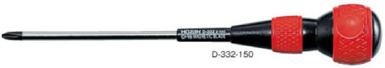 Hozan D-332-150 Electrician's Phillips Screwdriver