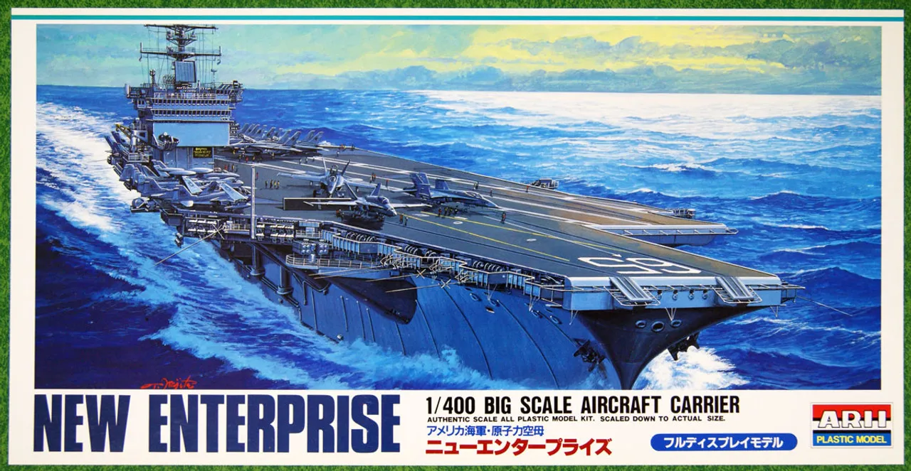Arii 329818 New USS Enterprise Aircraft Carrier 1/400 scale kit (Microace)