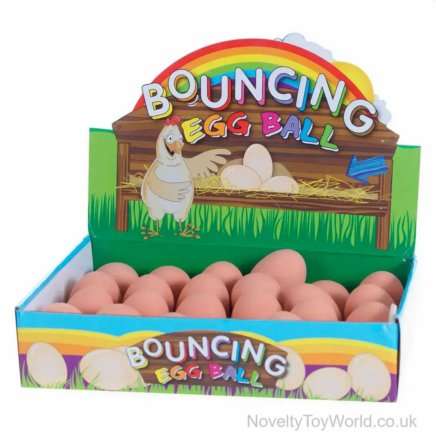 5.5cm Joke Bouncy Egg - Fake Egg Toy