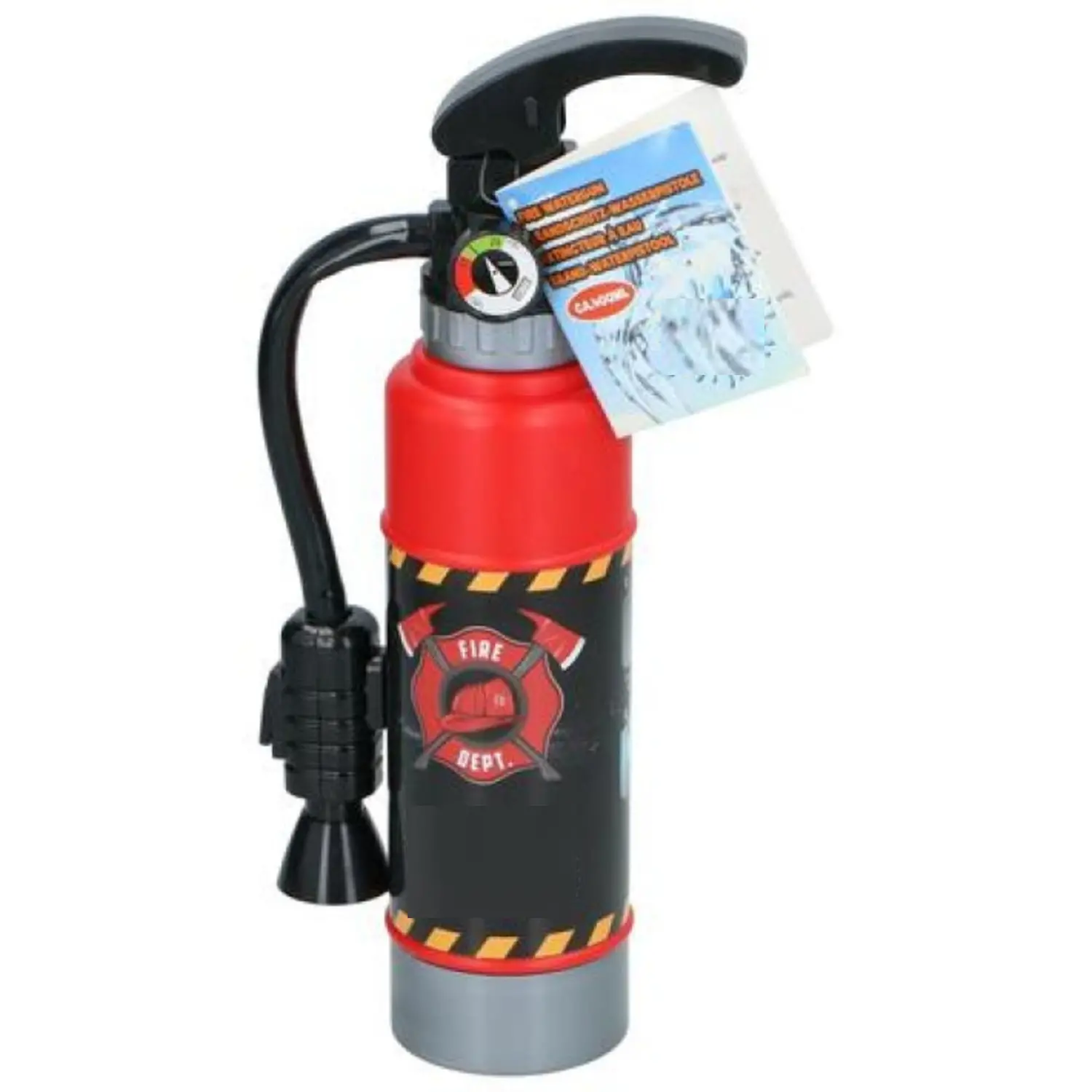 400ML Plastic Water Blaster Fire Extinguisher Designed Pump Action Super Soaker Toy for Kids Outdoor Summer Fun – Water Squirter Garden Toys Water Games