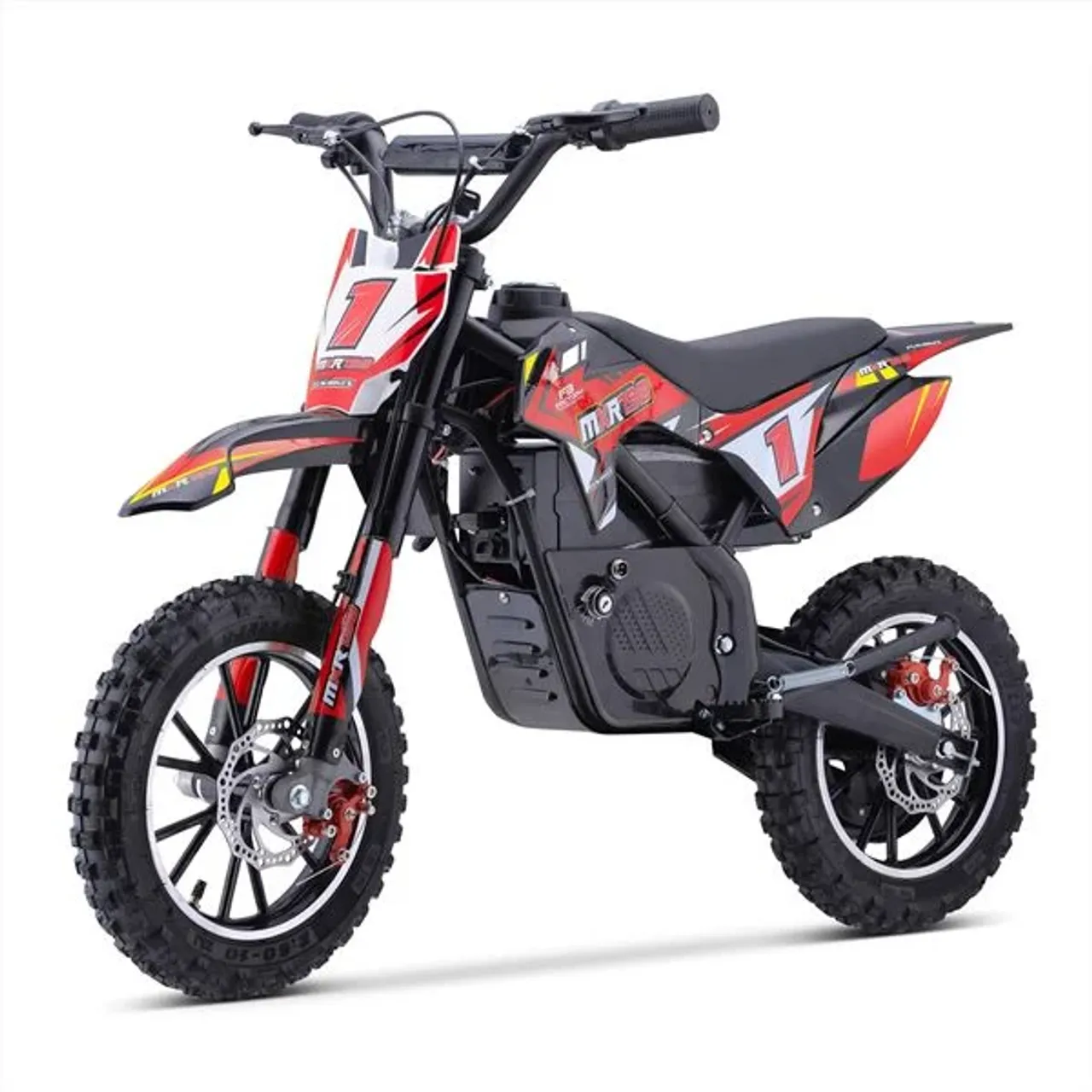 500W LITHIUM Battery Powered Cross-Bike Motorbike with Off-Road Tyres
