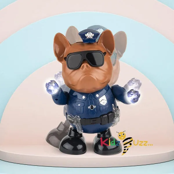 Dancing Police Dog -Electric Toys for The Kids 3 Years and up