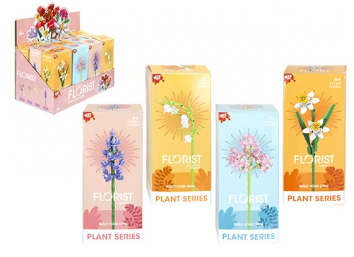 Flowers Building Blocks Series 16cm