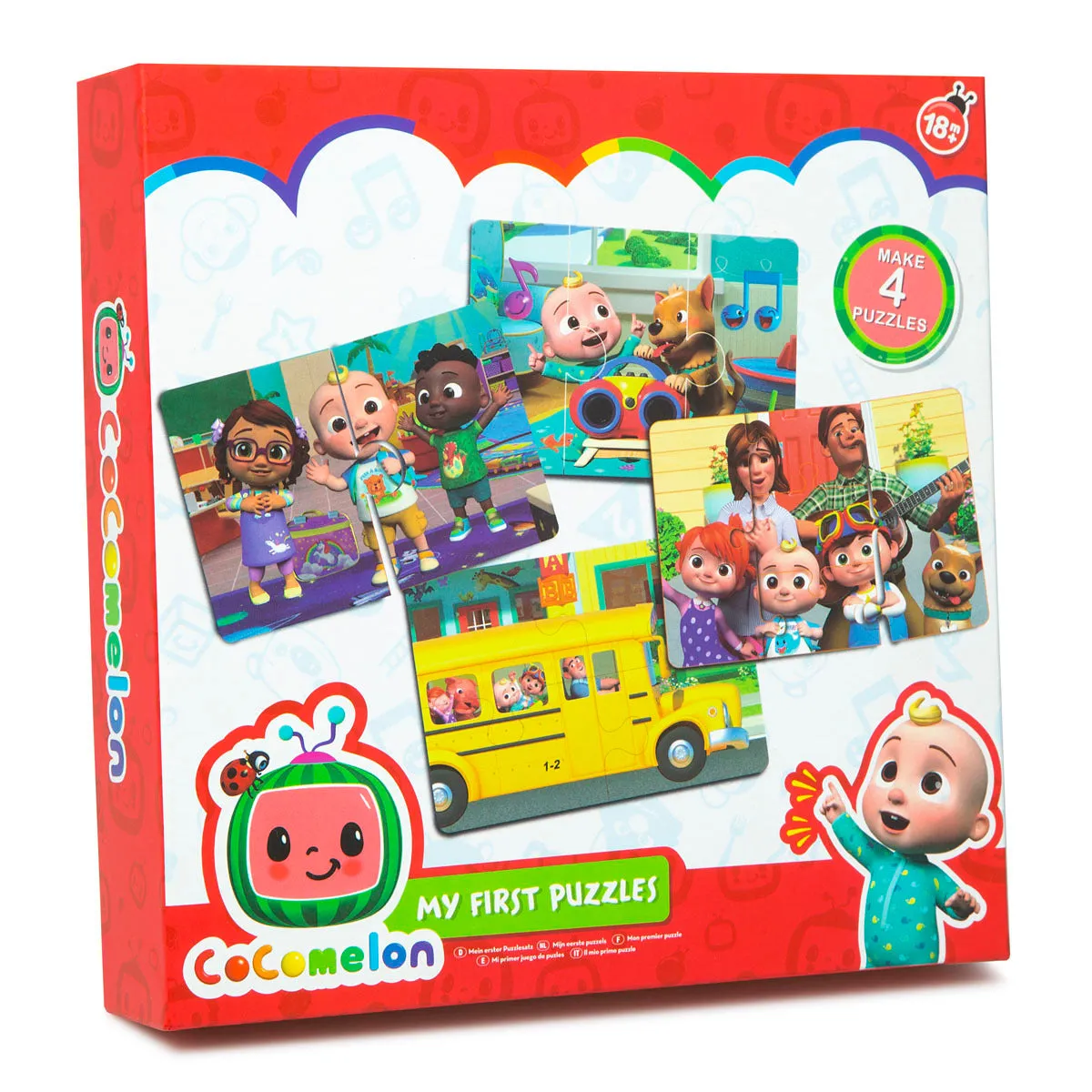 Cocomelon My First Puzzles - 4 Puzzles Box