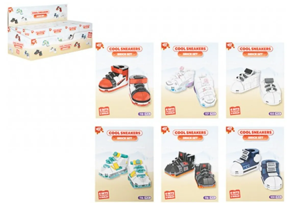 Sports Trainers Building Brick Set