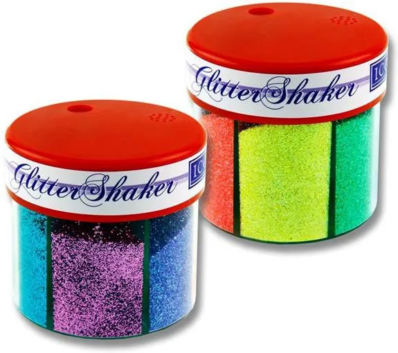 6 Part Glitter Shaker - Neon