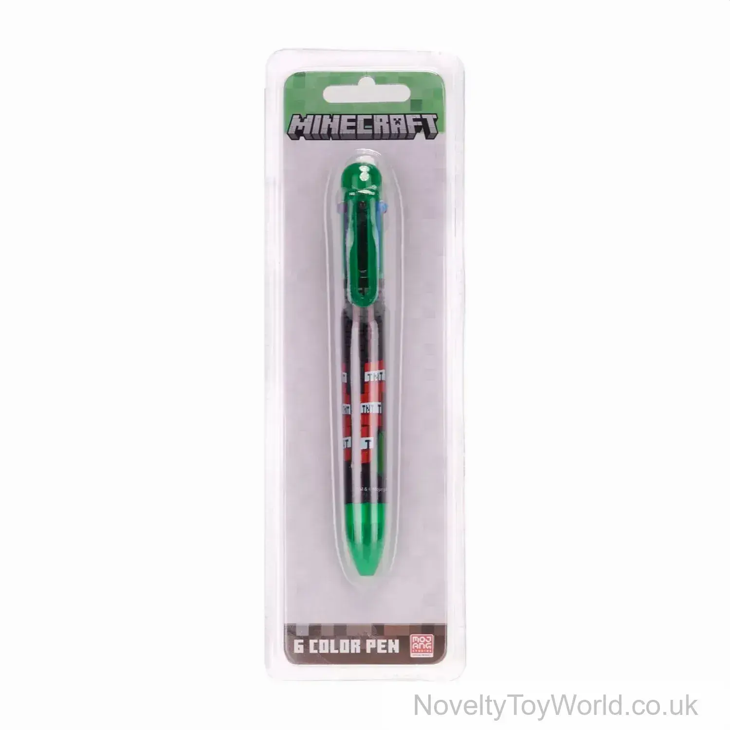 6 Colour Minecraft Licensed Pen